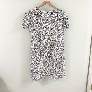 NWT Loft Short Sleeve Paisley Shift Dress Size 14